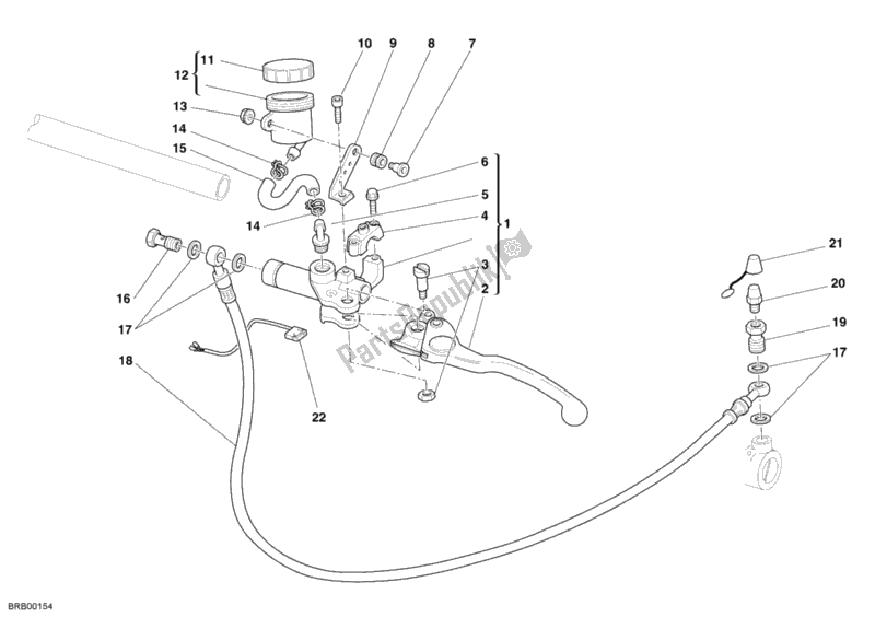 Wszystkie części do Pompa Sprz? G? A Ducati Monster S2R 1000 USA 2006